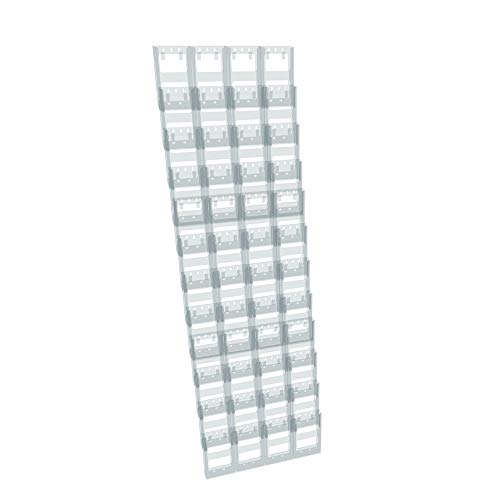 Azar 252327 48-Pocket Trifold Size Wall Mount Display