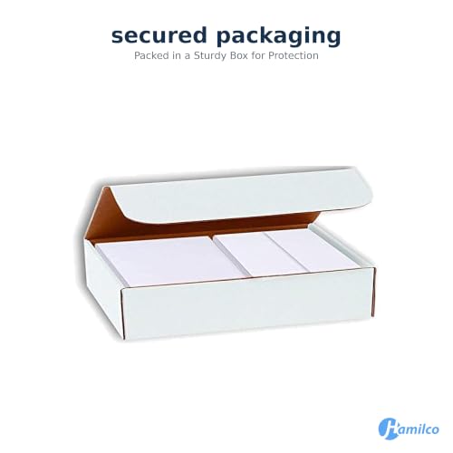 Hamilco White 80lb Cover Heavy 4x6 Cardstock & Envelopes (100PK)