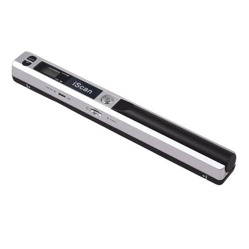 Scanner Document iScan Portable Mini Handheld A4 Book for JPG and PDF Format 300/600/900 DPI(6.4mm)