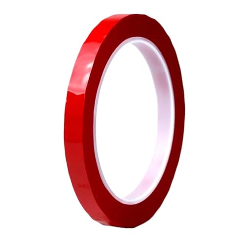 Xuanqiu Whiteboard Tape 8roll Graphic Chart Tape Marking Tapes for Whiteboard 5 mm Width Self-Adhesive(Red)