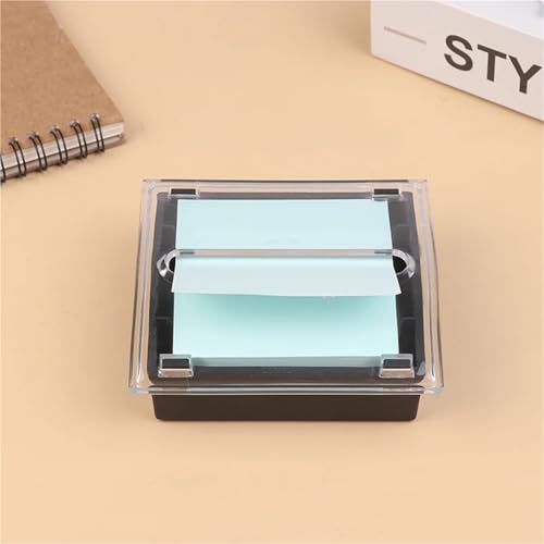 Xuanqiu 3Pcs Acrylic Sticky Note Holder Desk Dispenser Clear Notes Organizer for Office