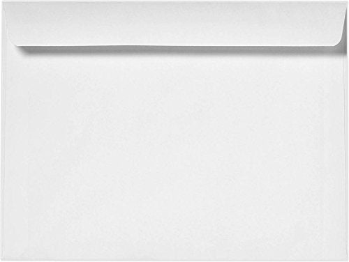 LUXPaper 6 x 9 1/2 Booklet Envelopes | Bright White | 24lb. Text | 250 Qty