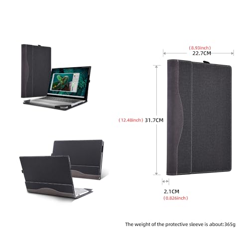 Laptop Case for Dell Inspiron 14 Plus 7440 (2024) | 14 2-in-1 |14 5440 Laptop Detachable Protective Cover Shell (Gray)