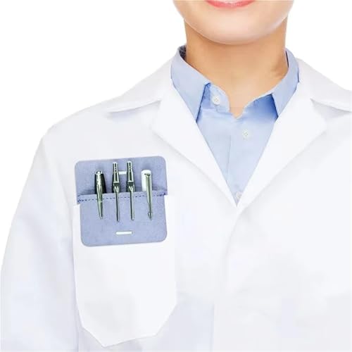 Yiodauh pocket protector 12pcs Anti Pens Ink Leakage Pencil Bag For Doctor Nurse Lab Coat Scrubs Pocket Protector Holder Case Organizer