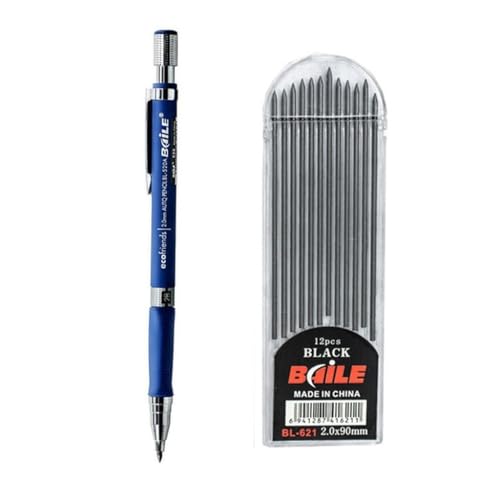 QERTYHKK 2.0mm Mechanical Pencil Set 2B For Drawing Writing Instrument Stationery