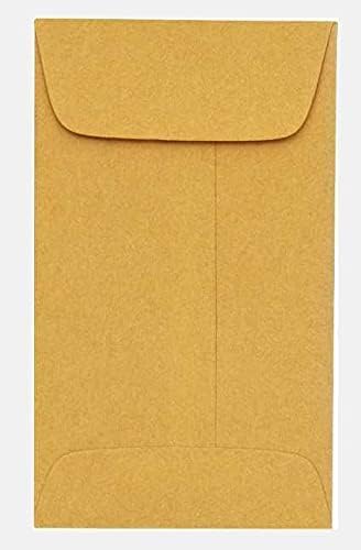 Limited Papers Coin and Small Parts Open End Envelopes - BrownKraft (#1 Coin Envelope (2-1/4" x 3-1/2"), 1000)