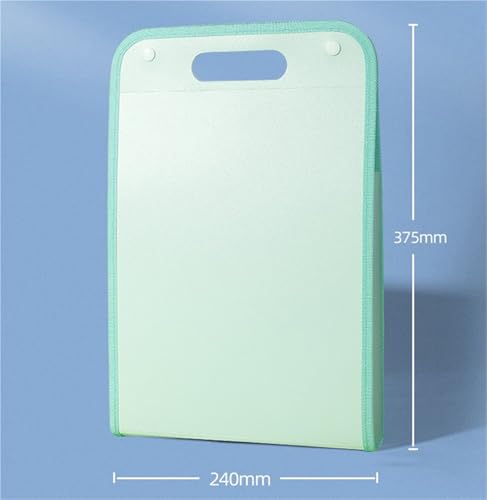 4pcs A4 Expanding File Folder Large Capacity Multi-Layer Organizer for Handheld Use