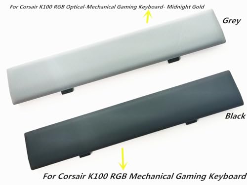 New Wrist Palm Rest for K100 RGB Optical-Mechanical Gaming Keyboard Wrist Rest Pad Palm Protection (Not Include Keyboard),Black,Grey (Black)