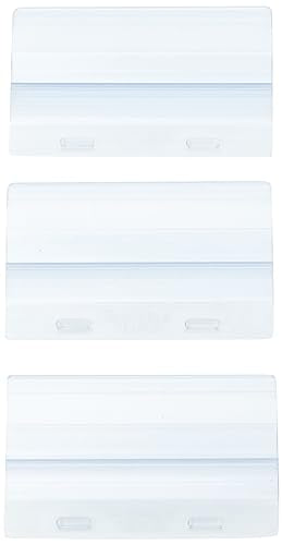 Durable 186819 Slider Files for Filing Cabinet 25 Pieces Plastic Clear