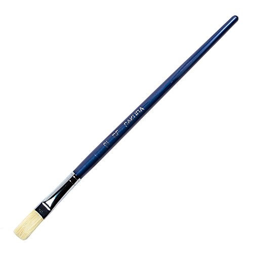 Sakura Craypas BF#12 (10) Paint Brush, Pig Hair, Flat Type, 10 Pieces