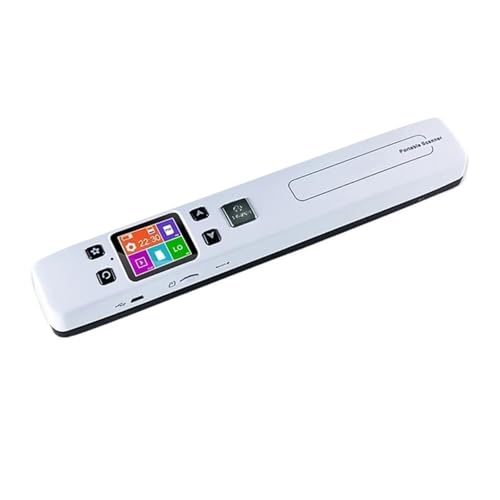 Document Camera, Mini Portable A4 Document and Image Scanner, 1050 Dpi JPG/PDF, High Speed ​​Portable for School and Business Use for Live Demo(White,Without WiFi)