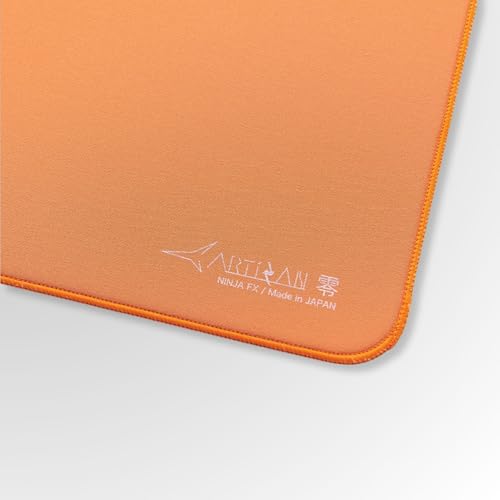 Artisan FX Zero Gaming Mouse Pad – Soft, XXL (500x490mm), Daidai Orange