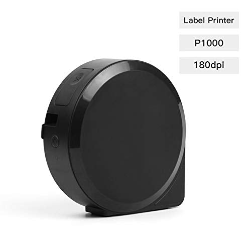 UIOLCFF Portable Label Maker Printer Thermal Transfer Manual Cutting 180dpi BT Connection with APP Multiple Languages