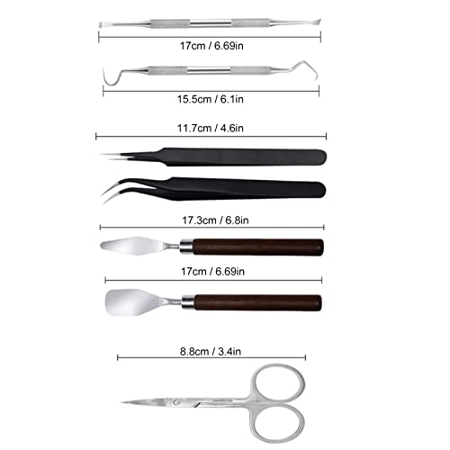 XDSRFVW 22pcs Craft Vinyl Tool Weeding Precision DIY Basic Set for Silhouttes Tools