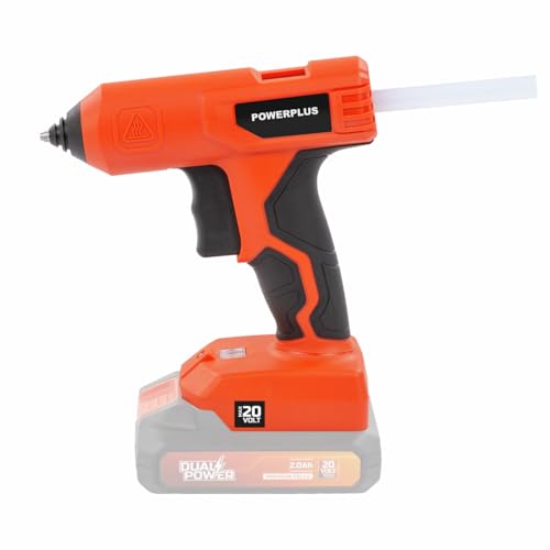 Powerplus Hot Glue Gun POWDP7052 - Hot Glue Gun 20 V - Excl. Battery and Charger - 3 Acc.