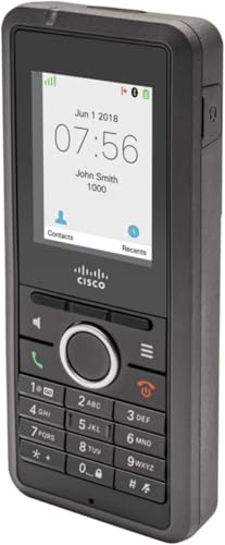 Cisco IP DECT Phone Bundle, Cisco IP DECT 6825 Handset and Multi-Cell Base Station, North America Power Adapter, 1-Year Limited Hardware Warranty (CP-6825-3PC-BUN-NA)