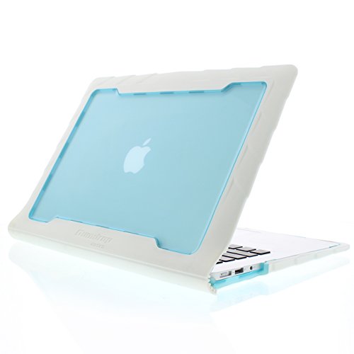 Gumdrop DropTech MacBook Air 13 Inch Case, White & Blue DT-MBA13-WHI_BLU