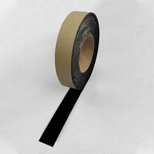 PIVWZLQX Felt Tape in Self Adhesive, Polyester Felt Strip Roll for Protect Furnitures, Hard Surface and Freedom DIY Adhesive (Black,10x1000cm)