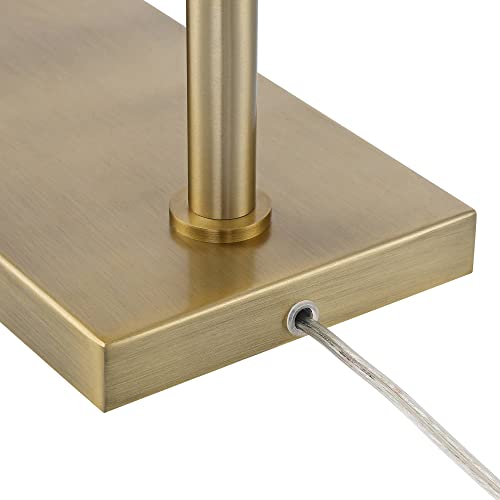 Keegan Warm Gold Adjustable Swing Arm Pharmacy 54" Tall Floor Lamp