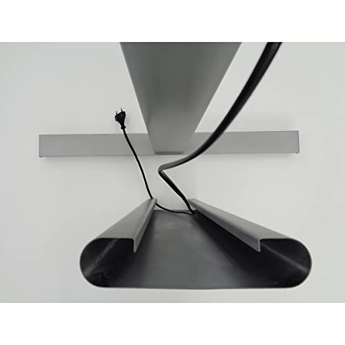 Kerkmann Move.3 Corner Desk | Electric Height Adjustable | Silver Frame | H x W x D 720-1200 x 2000 x 1000 mm | Graphite | Seat and Standing Table Office Table Work Table