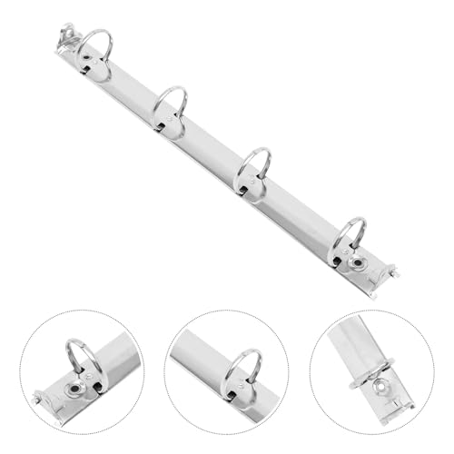 Book Rings Clips 8Pcs A4 Metal Binder Clips Iron Material Notebook Planner Folder Loose Leaf Binding Combs Office Supplies