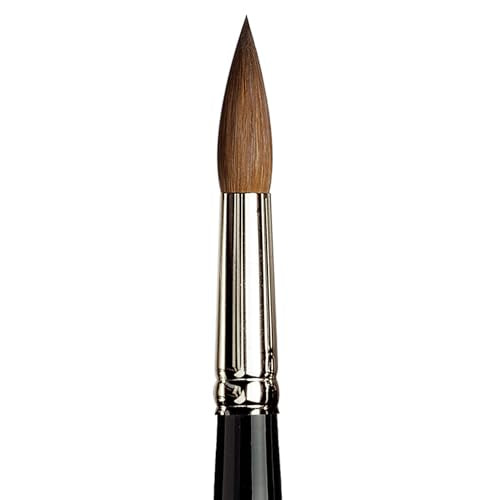 da Vinci Watercolor Series 10 Maestro Paint Brush, Round Kolinsky Red Sable, Size 18