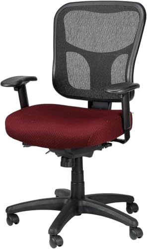 Tempur-Pedic TP8000C Ergonomic Mesh Swivel Task Chair with Tempur Material, Cooling Gel Layer, Burgundy
