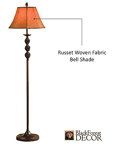 BLACK FOREST DECOR Rustic Lodge Floor Lamp 16" Dia.x60 H