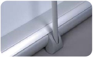 4 Less Co 33x79 Retractable Banner Stand Roll Up Trade Show Display, Free Banner Printing