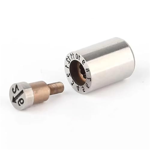 2PCS/5PCS Injection Mold Changeable Core Date Stamps Date Marked Pins Date Code Inserts(Blank,2pcs 20x16mm)