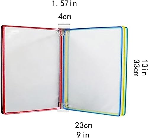 A4 Wall Organiser Board, Catalog Display Rack, Multicolor(Blue)