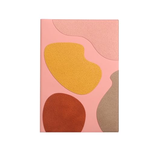 VIDI A5 Soft Leather Colorful Splicing PU Surface Student Hand Ledger