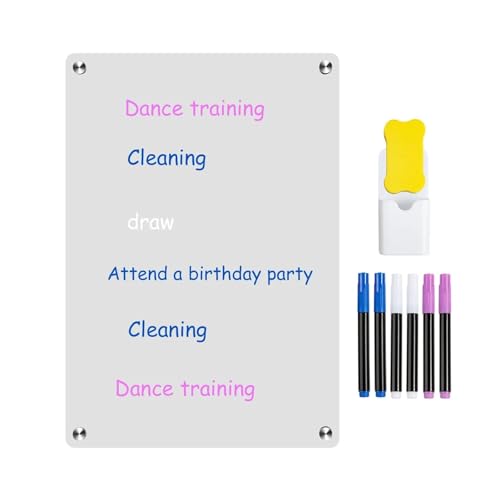 Magnetic Boards Fridge Blank Calendar Planning Board Dry Erase Calendar