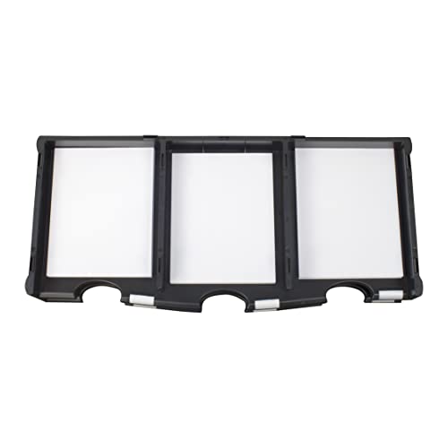 Storex 30-Compartment Literature Organizer, 31.38 x 14.13 x 25.5 Inches, Black (61419U01C)