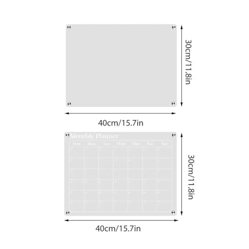 Magnetic Calendar Fridge Dry Erase Board Planner Schedule Board