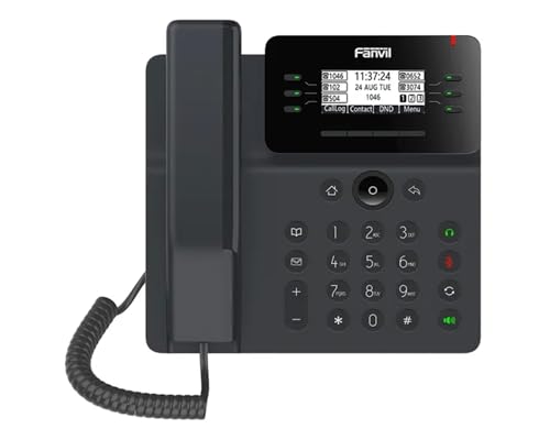 Fanvil V62 Essential Business Phone 6 SIP Lines HD Voice PoE Support
