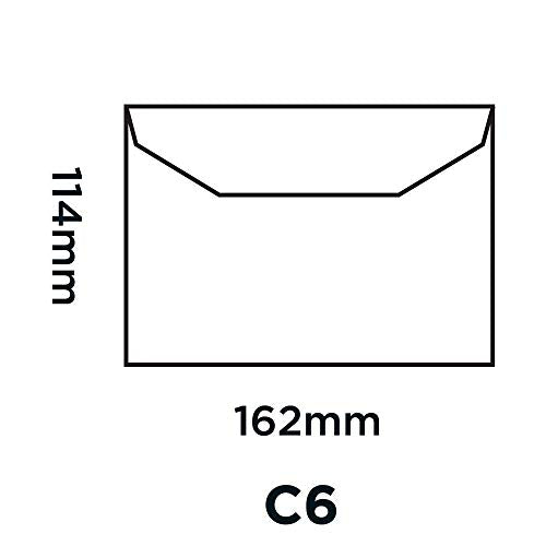 Blake Purely Environmental C6 114 x 162 mm 90 GSM Nature First Recycled Mailer Gummed Envelopes (RN005) White - Pack of 1000