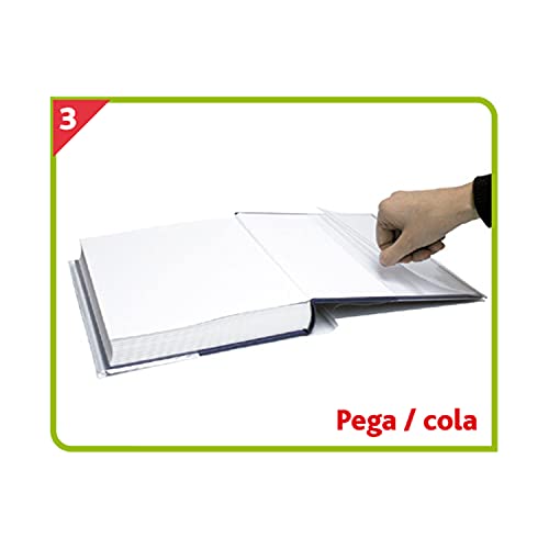 Fixo 25 x 22 x 43 cm Adjustable PVC 130 Micron Cover Book Inserts