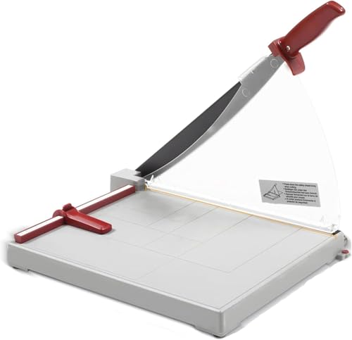 Stackable Paper Trimmer Precision Guillotine Lever Cutter for Paper, Photos, Craft Paperboard, Etc. - Professional A4