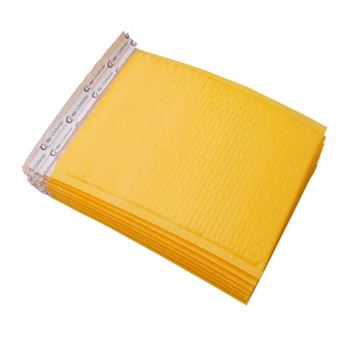 AirnDefense 600#2 8.5X12" Yellow Poly Bubble Mailers Shipping Padded Envelope