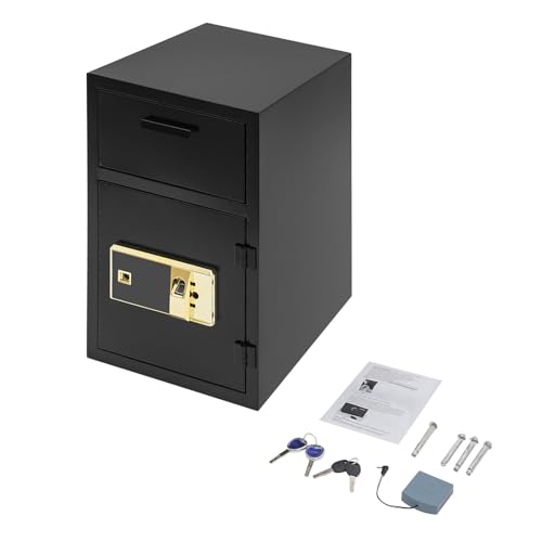 Drop Box for Money and Mail, Drop Slot Safe, Cash Depository Safe Convenient to Use