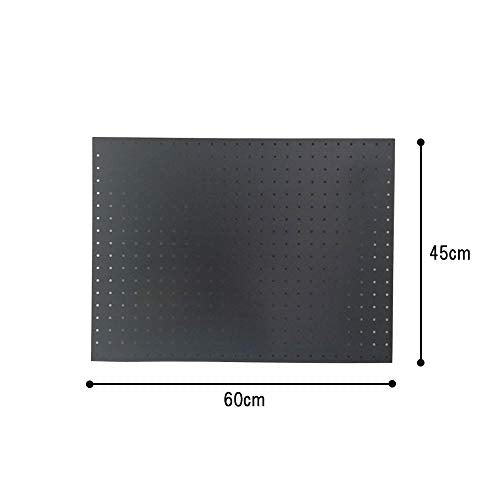 SANKA 60001 Steel Punching Board, Perforated Board, Magnet, Magnet, Compatible with Magnet, Black, Color (W x D x H): 23.6 x 0.7 x 17.7 inches (60 x 1.8 x 45 cm), Made in Japan