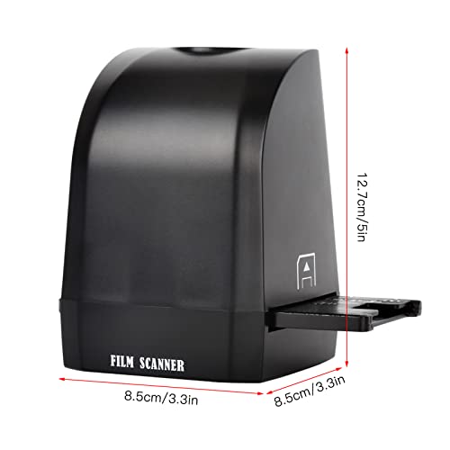 Film Slide Scanner, 8MP Negative Film Scanner Viewer, Convert 35mm/135mm Slides to Digital JPEG Photos,Support Image Preview, Editing Functions