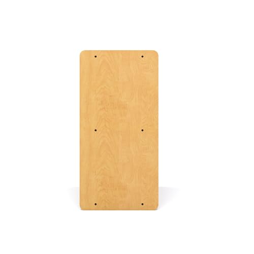 Tot Mate Single-Sided 2-Shelf Storage Cabinet for Kids and Toddlers, Free-Standing Wooden Bookshelf for Classroom, Preschool, 24" W x 30.5" H (Maple, Ready-to-Assemble)