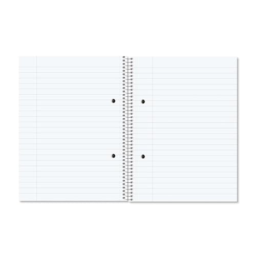 Rhino A5 Spiral Notebook, 160 Page / 8mm Lined with Margin Writing Book, 5 Pack, Wirebound Pad, School & Office Stationery Supplies
