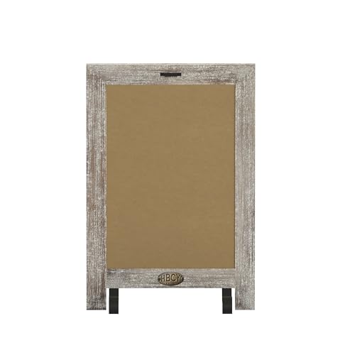 Flash Furniture 9.5x14 Tabletop Magnetic Chalkboard, Weathered, 10-Pack