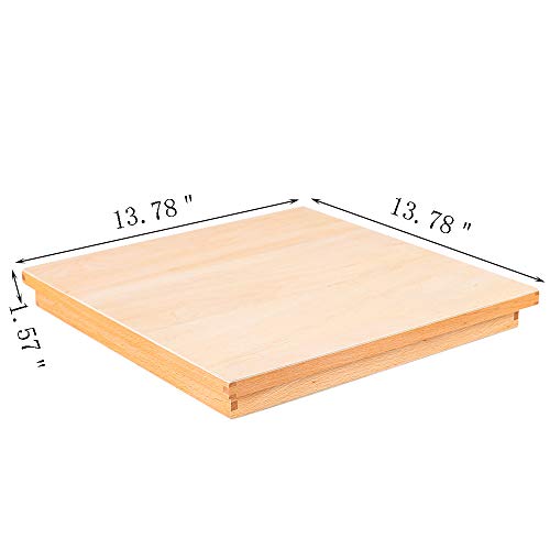 Montessori Wood Small Movable Alphabet with Box and Large Spelling Mat