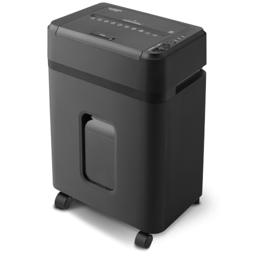 Aurora Professional Grade AU110MA 110-Sheet Auto Feed Micro-Cut Paper and Credit Card Shredder with 4 Gallon Pullout Basket / 30 Minutes/Security Level P-4