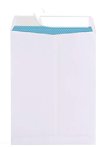 Aimoh 10x13 Large White Security self-seal Catalog Envelopes, 500 Count