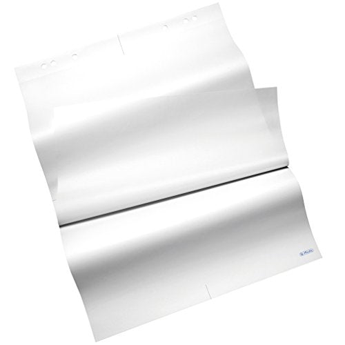 Herlitz 68 x 99 cm Blank 20 Sheet Flipchart Pad (Pack of 5)